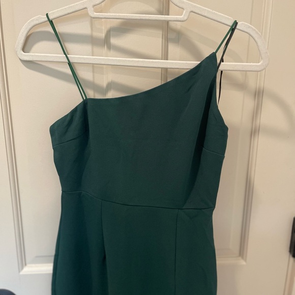 Showpo life-changing, midi, dress, thigh, split body con. - Picture 3 of 5